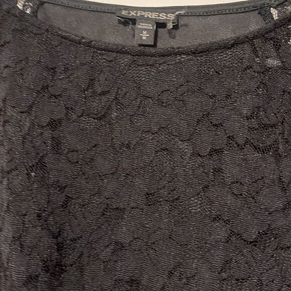Express crop Lacey shirt medium - Picture 3 of 7